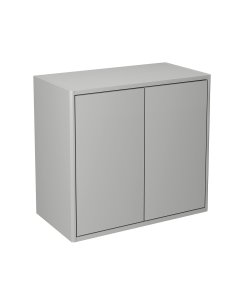 Spintelė ūkinė GUSTAVSBERG Graphic 60cm, viršutinė, su dvejomis kilnojamomis stiklo lentynomis, pilkos spalvos