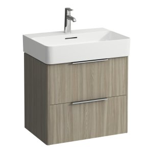 Spintelė praustuvui Laufen BASE 585x390x530 mm, su dviem stalčiais, praustuvui 810283, spalva- šviesi guoba