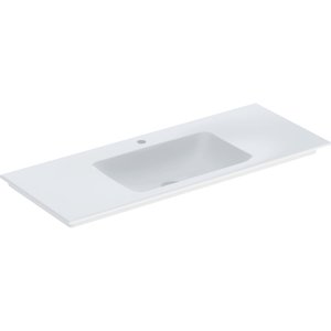 Baldinis praustuvas Geberit One 120X48 cm, su skyle maišytuvui, be perpylimo angos