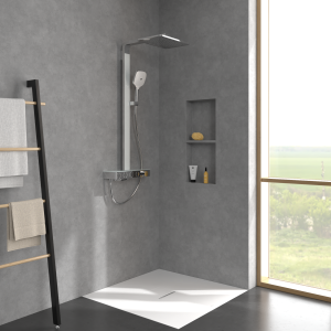 Dušo sistema VILLEROY&BOCH Infinity termostatinė, 240mm dušo galva, spalva - chromas