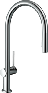 Plautuvės maišytuvas Hansgrohe Talis M54 su ištraukiama žarna
