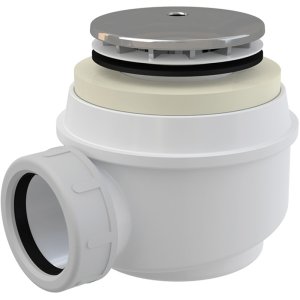 Dušo padėklo sifonas Alcadrain A47CR, chromuotas, 60 mm, 45 l/min