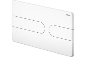 WC mygtukas Viega Prevista Visign for Style23, baltas plastikas