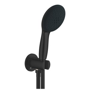 Komplektas dušelio rankinio Tempesta 110 su laikikliu, žarna, pajungimu vandeniui 2 sr matte black