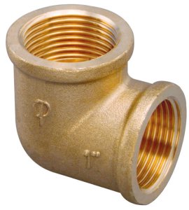 Alkūnė 90° Pattaroni 3/8“, žalvaris