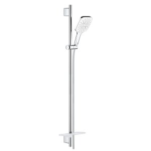 Dušo komplektas Smartactive Cube 130 90 stovas, balta spalva