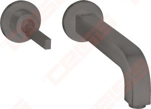 Praustuvo maišytuvas AXOR Citterio 160 mm, 2 dalių, iš sienos, šlifuoto juodo chromo spalvos (Brushed Black Chrome)