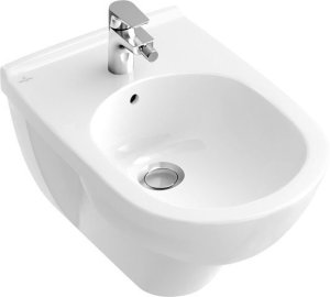 Pakabinama bidė VILLEROY&BOCH O.Novo su „Ceramicplus” danga