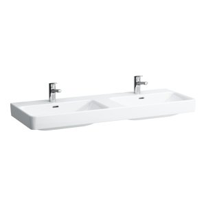 Dvigubas praustuvas Laufen PRO S 1300x465x95 mm, baldinis, be angos maišytuvui viduryje