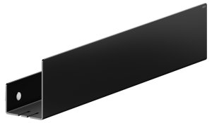 Dušo lentynėlė 810-1000mm, juoda matinė