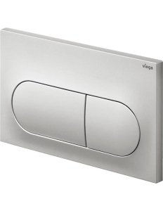 WC mygtukas Viega Prevista Visign for Life 6, matinės chromo spalvos plastikas