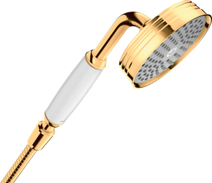Rankinė dušo galva AXOR Montreux 100 1jet, poliruoto aukso spalvos (Polished Gold Optic)
