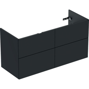 Spintelė praustuvui Ifö Elegant 120 cm. juoda matinė