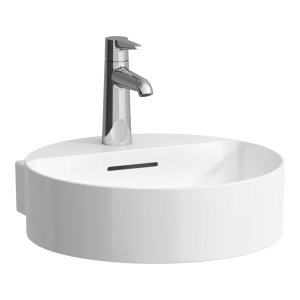Praustuvas Laufen VAL 400x425x110 mm, šlifuota apačia, be angos maišytuvui