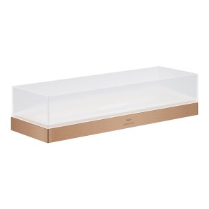 Lentynėlė dušo 30x10x6,6 metalinė/plastikinė matinė rausvo aukso spalva