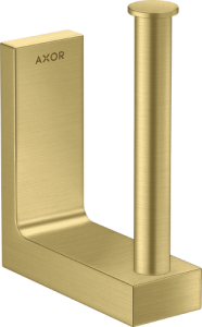 Tualetinio popieriaus laikiklis AXOR Universal Rectangular, šlifuoto žalvario spalva (Brushed Brass)