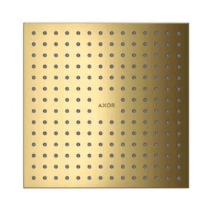 Dušo galva AXOR ShowerSolutions 250/250 1jet, įleidžiama, poliruoto aukso spalvos (Polished Gold Optic)