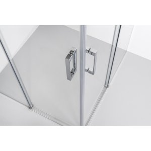Dušo kabina Brasta Glass VESTA 980-1000x980-1000x2000 skaidrus stiklas