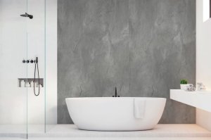 Kompozicinė plokštė VIPANEL Concrete anthracite, 1000x2100 mm.