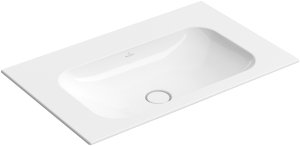 Praustuvas VILLEROY&BOCH Finion 800x500mm, be skylės maišytuvui, „Ceramicplus“ danga