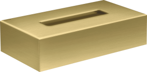 Dėžutė servetėlėms AXOR Universal Circular, šlifuoto žalvario spalva (Brushed Brass)