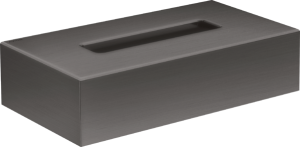 Dėžutė servetėlėms AXOR Universal Circular, šlifuoto juodo chromo spalva (Brushed Black Chrome)