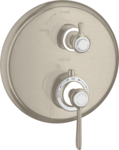 Dekoratyvinė dalis AXOR Montreux potinkiniam termostatiniam maišytuvui, 1 funkcijos, šlifuoto nikelio spalvos (Brushed Nickel)