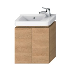 Spintelė praustuvui Jika CUBITO 450x480 mm, praustuvui 811424, 2 durelės, spalva - ąžuolas