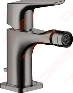 Bidė maišytuvas AXOR Citterio E su svirtiniu (pop-up) dugno vožtuvu, poliruoto juodo chromo spalvos (Polished Black Chrome)