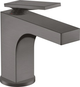 Praustuvo maišytuvas AXOR Citterio 90 su paspaudžiamu dugno vožtuvu, šlifuoto juodo chromo spalvos (Brushed Black Chrome)