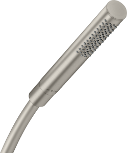 Rankinė dušo galvutė AXOR Starck 1jet EcoSmart, nerūdijančio plieno spalvos (Stainless Steel Optic) 