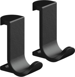 Kabliukai Hansgrohe WallStoris (2 vnt.), matiniai juodi