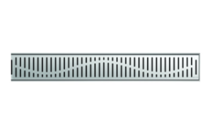 Grotelės ACO ShowerDrain C Wave L-585, nerūdijančio plieno