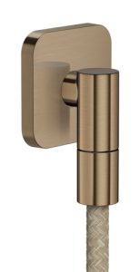 Potinkinė dušo žarnos jungtis AXOR Wall outlet Fine, šlifuotos bronzos spalvos (Brushed Bronze)