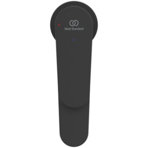 Maišytuvas praustuvui Ideal Standard Cerfine Nuovo H100, Blue start, be dugno vožtuvo, juodas matinis