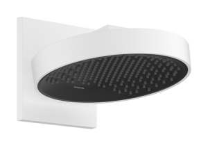 Dušo galva su laikikliu iš sienos HANSGROHE Rainfinity 250, 1 srovės, spalva - balta matinė (matt white)