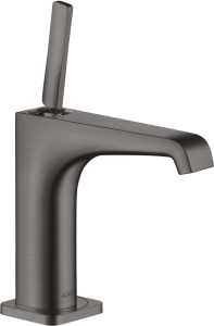Praustuvo maišytuvas AXOR Citterio E 130 su dugno vožtuvu, šlifuoto juodo chromo spalvos (Brushed Black Chrome)