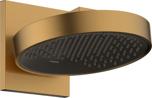 Dušo galva su laikikliu iš sienos HANSGROHE Rainfinity 250, 1 srovės, spalva - šlifuotos bronzos (brushed bronze)