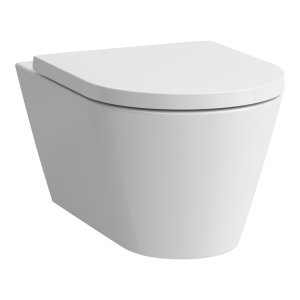 Pakabinamas unitazas Laufen KARTELL, Rimless, tylus sūkurinis nuplovimas 'Silent flush'