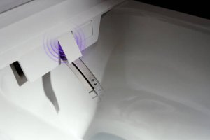 Komplektas WC LavaPura Element S Aqua Helix flush rimless, su soft-close dangčiu, Hygiene effect danga, Smart clean, pakabinamas išmanus unitazas su bide funkcija