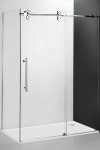 Šoninė dušo sienelė ROTH KINEDOOR LINE KIB/900 su brillant spalvos profiliu ir skaidriu stiklu