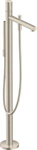 Vonios maišytuvas iš grindų AXOR Uno, šlifuoto nikelio spalvos (Brushed Nickel)