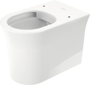 Pastatomas unitazo puodas Duravit White Tulip Rimless, bakelis į komplektą neįeina