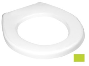 Unitazo sėdynė be dangčio Jika BABY, su plastikiniais lankstais, žalia spalva