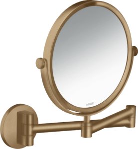 Kosmetinis veidrodis AXOR Universal Circular, šlifuotos bronzos spalvos (Brushed Bronze)