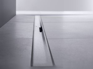 Dušo latako grotelės Geberit CleanLine50, 110 cm, šveistas nerūdijantis plienas