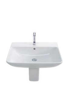 Praustuvas DURAVIT Me by Starck 650 x 490 su anga maišytuvui