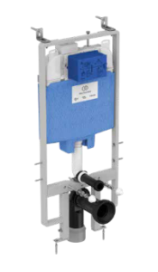 Rėmas Ideal Standard WC (2in1) ProSys M80, plonas, vandens nuleidimas6/3L, regiliuojasi į  2/4L +tvirtinimai