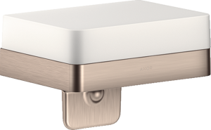 Muilo dozatorius AXOR Universal Softsquare su lentynėle, šlifuoto nikelio spalva (Brushed Nickel)