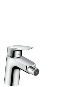 Bidė maišytuvas HANSGROHE Logis 70 su dugno vožtuvu